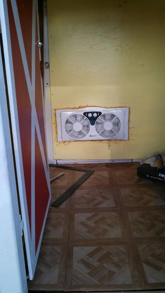 Life's tough in my coop.  No A/C, just fans.  These fans can blow or exhaust air with the flip of a switch.  Hopefully this will make the coop more comfortable when the temps heat up here in Las Vegas.