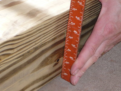 Make sure to keep 2x4's square!