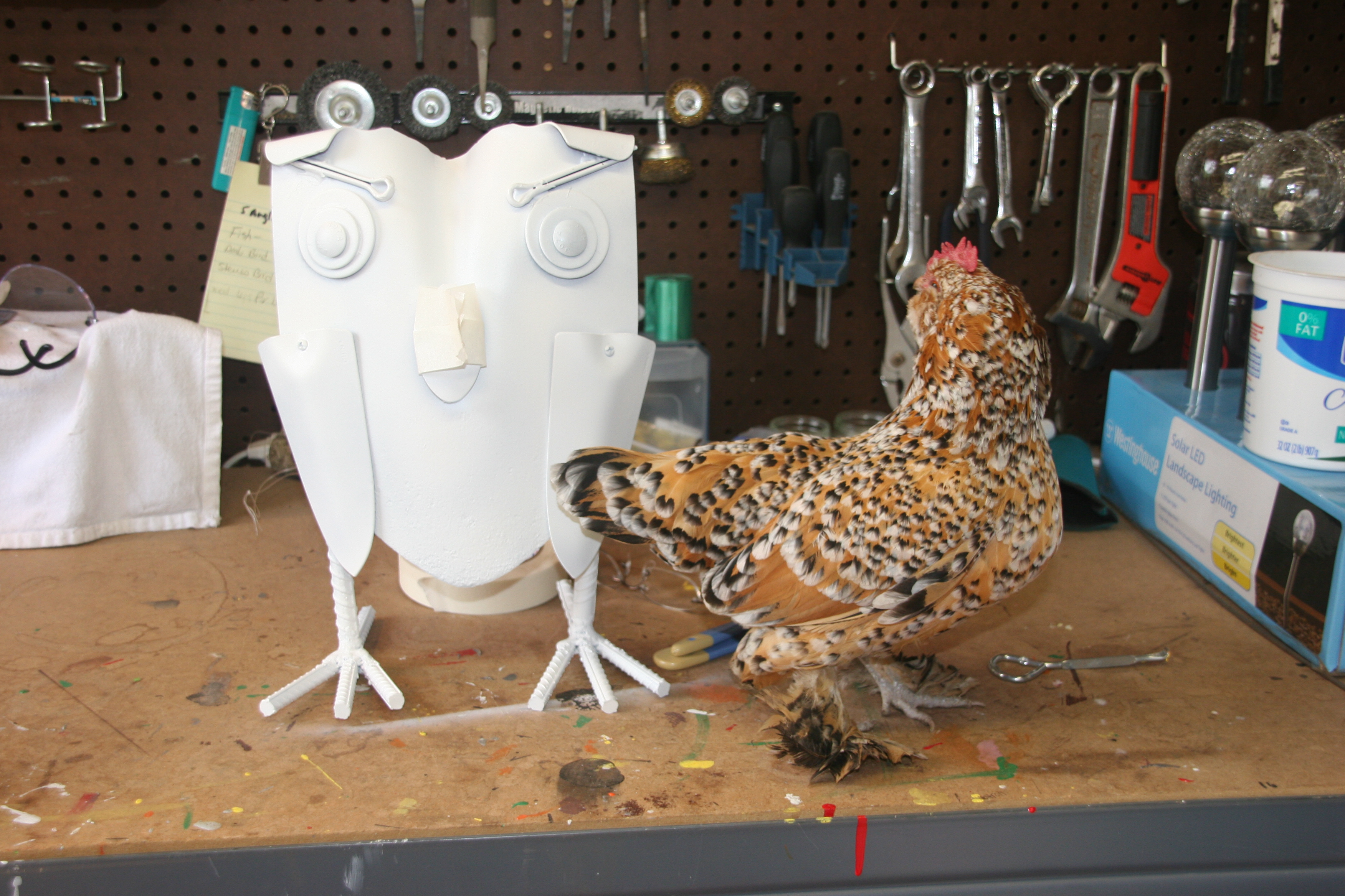 Making Barnie II and My helper Be Be.