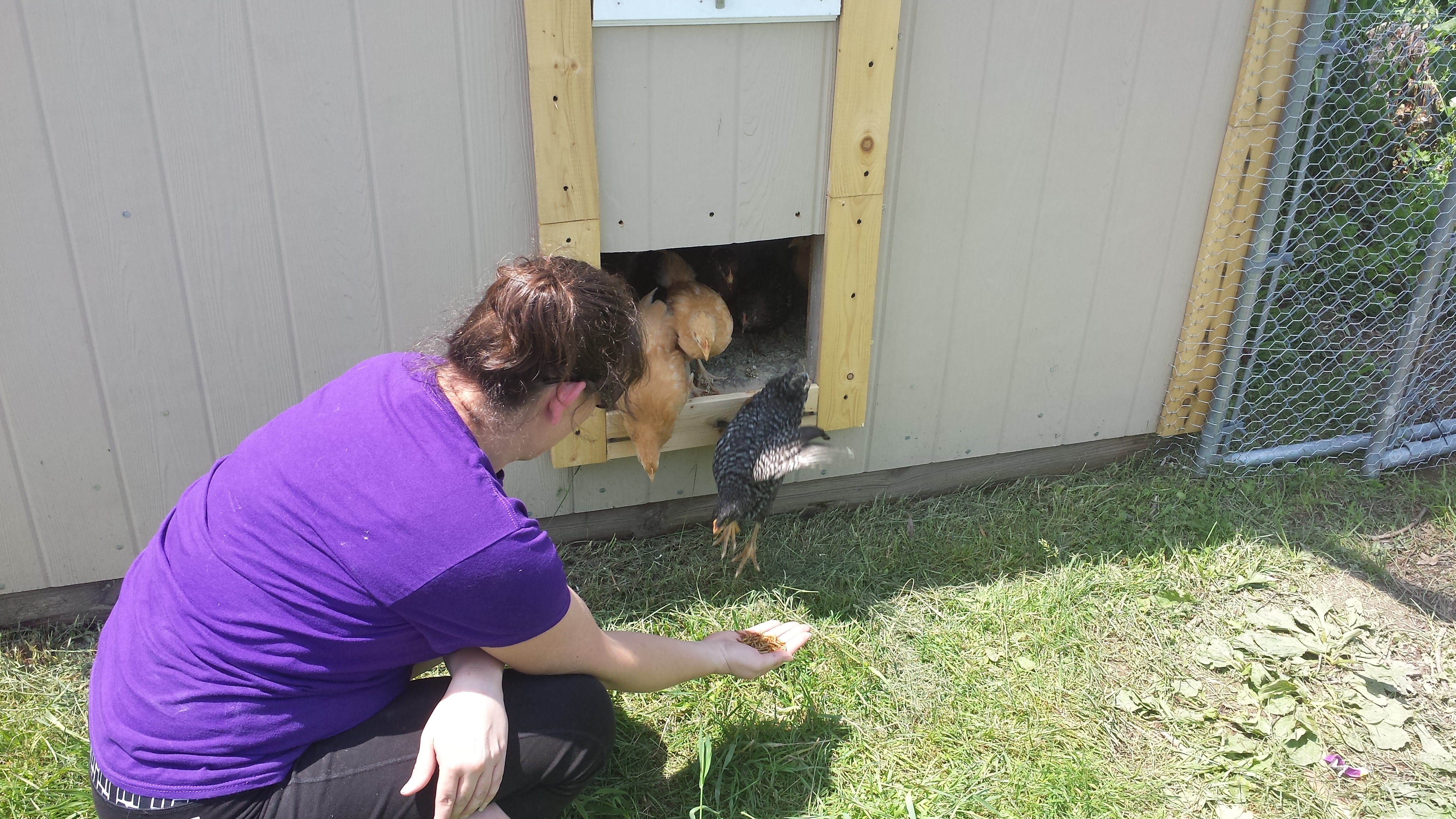 Mama has worms! Leave it to Ophilia to be the first out:)