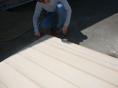 Mark and chalk then cut