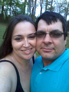 Me and my hubby the day after I got out of the hospital 3/21/12