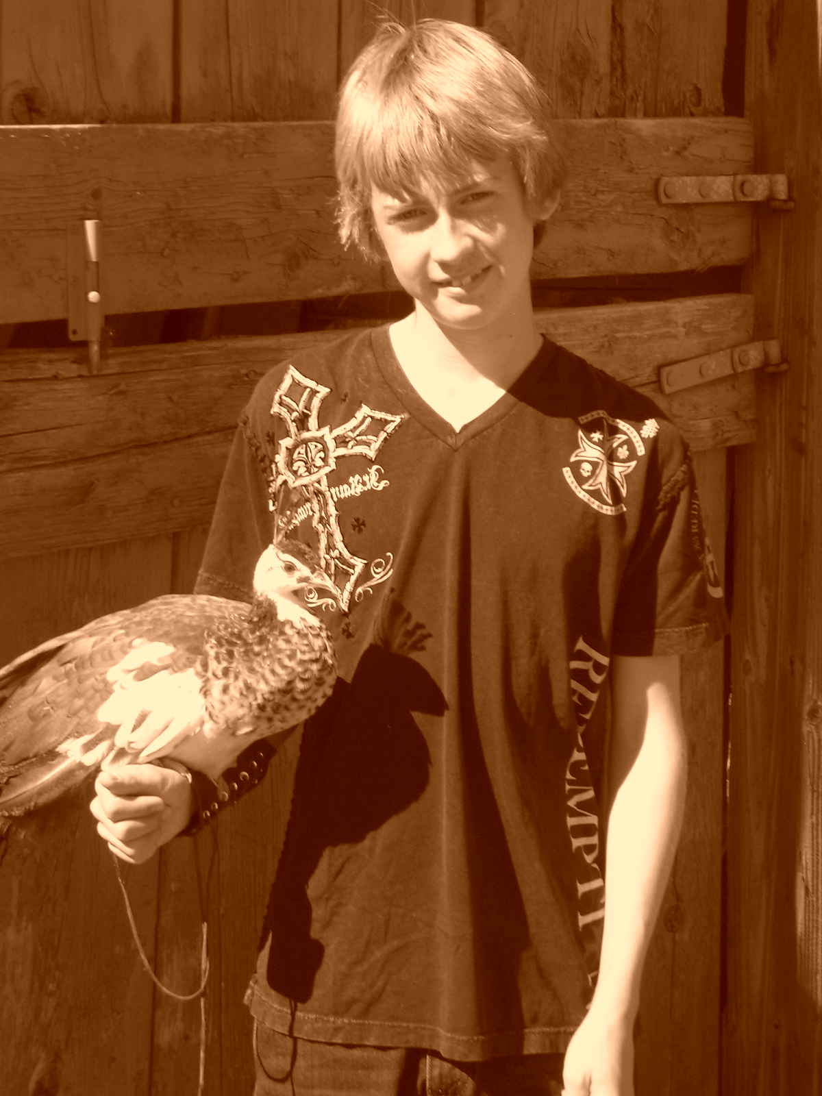Me and my Pied Peacock Thor.