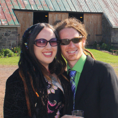 Me & Devon <3  ....at a beautiful farm wedding in PA