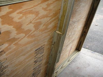 Measure the center joist to make sure our screws hit the beam for added support