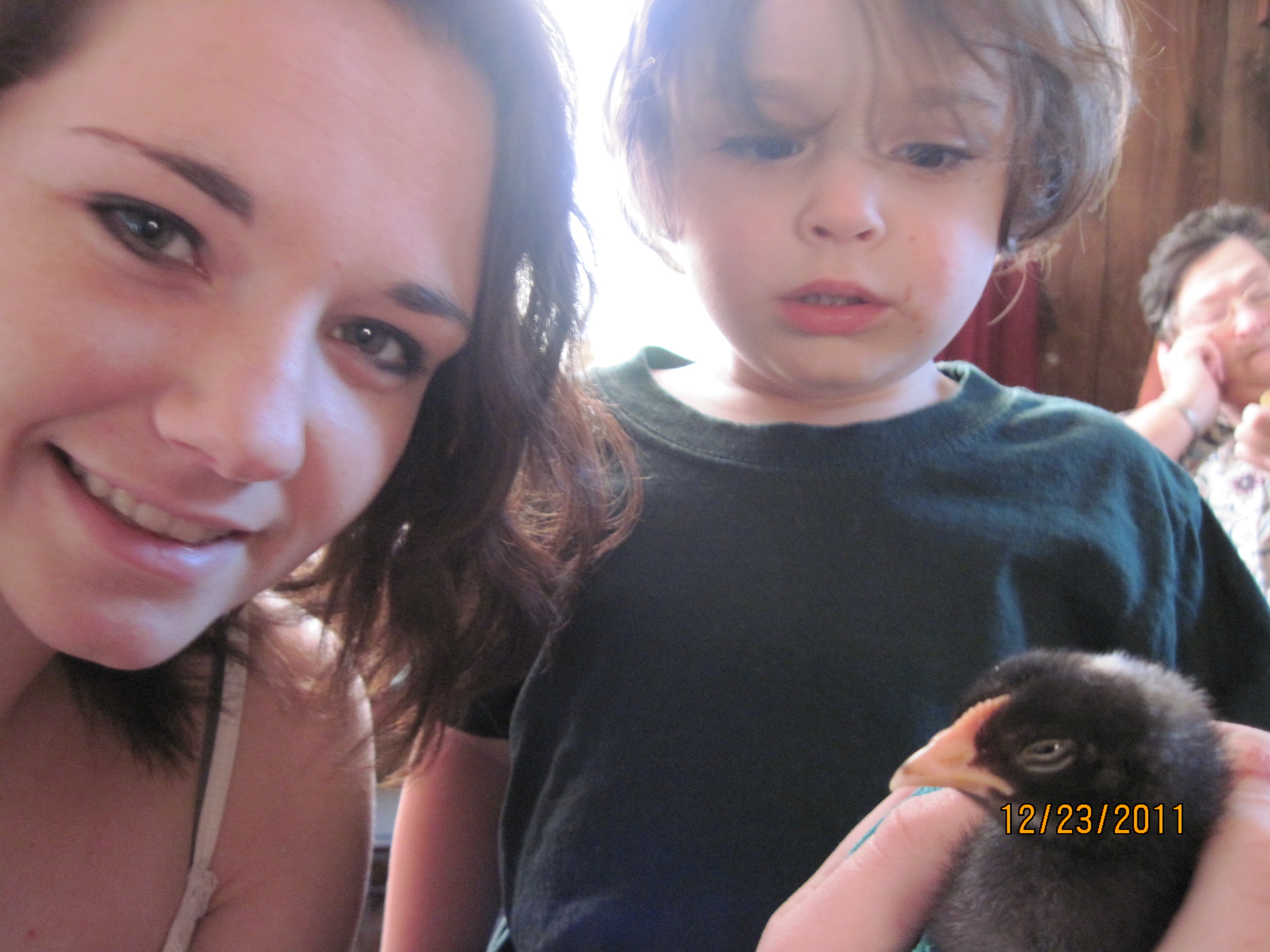 Micaela with Baby