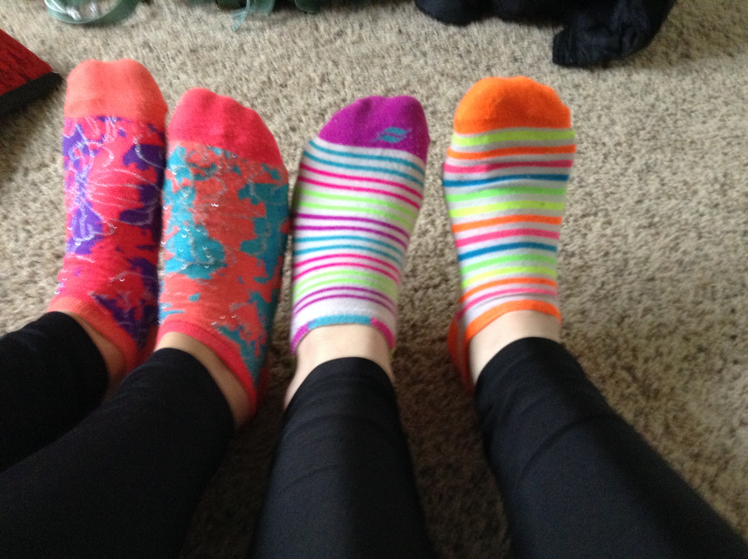 Mix match socks! :P