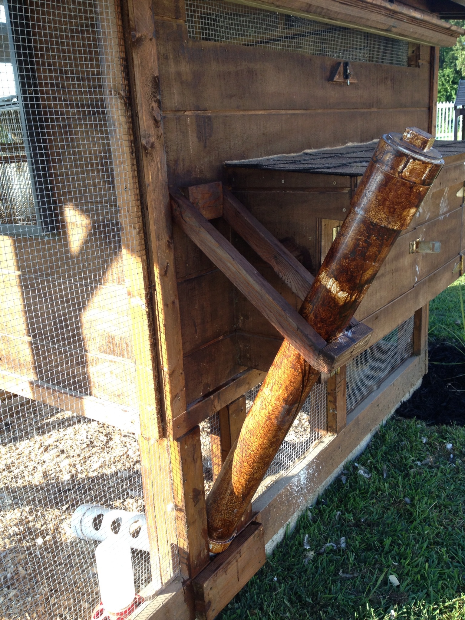 Modified feeder to keep it flowing 90° was too much