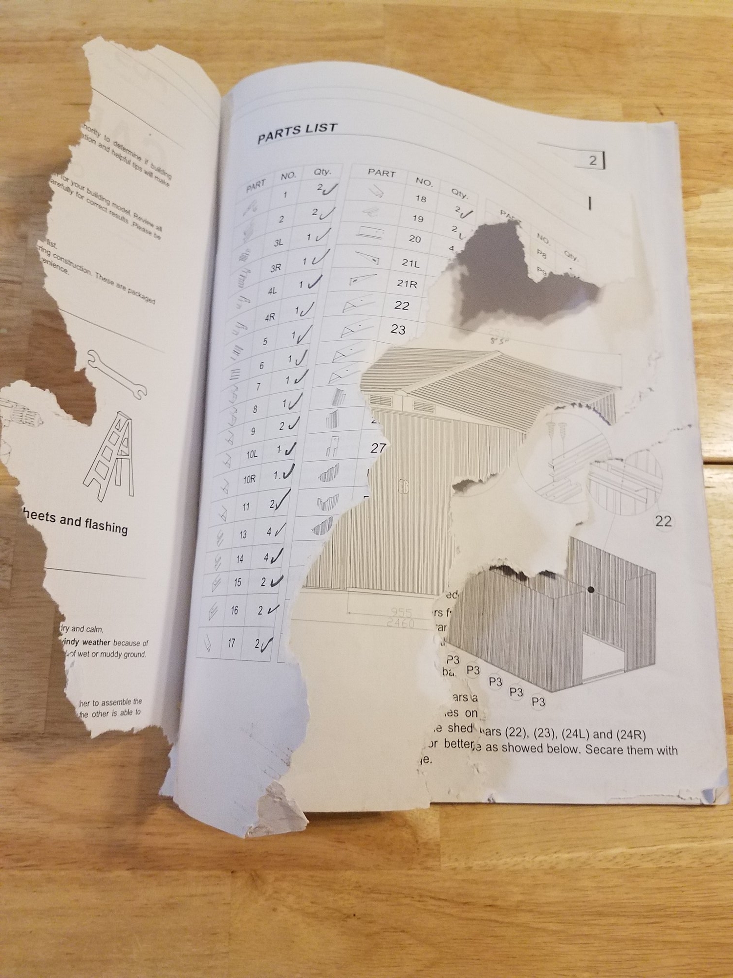 Mouse damaged Instructions