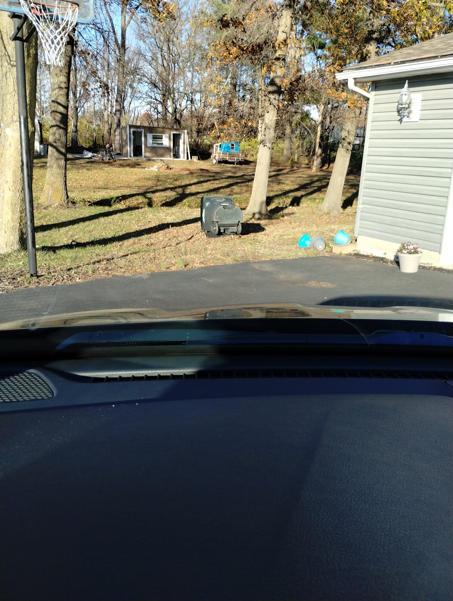 Moved the Duck House from old home.
