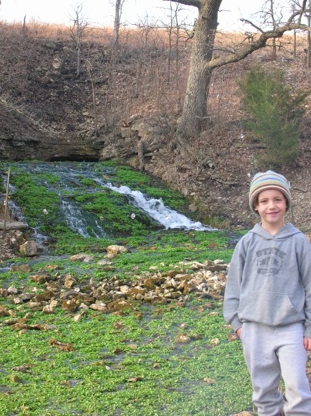 My bro at our family's spring a few years ago.