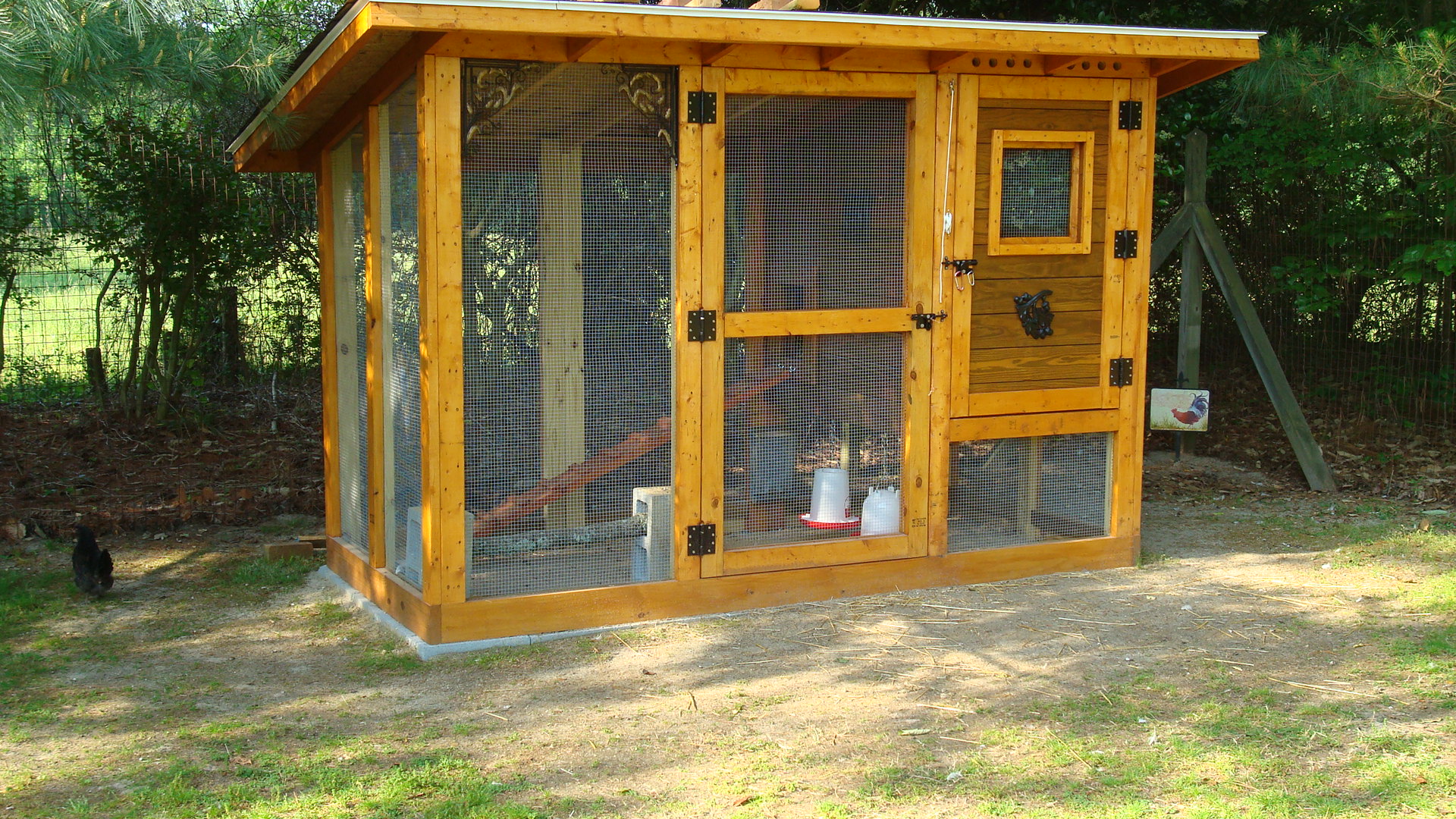 My built this beautiful coop for me I love it