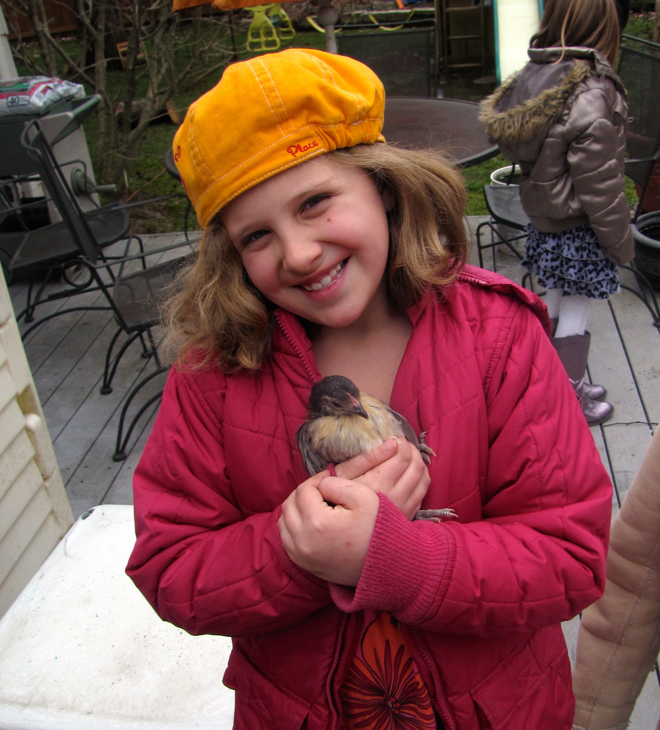 My daughter with Nugget.