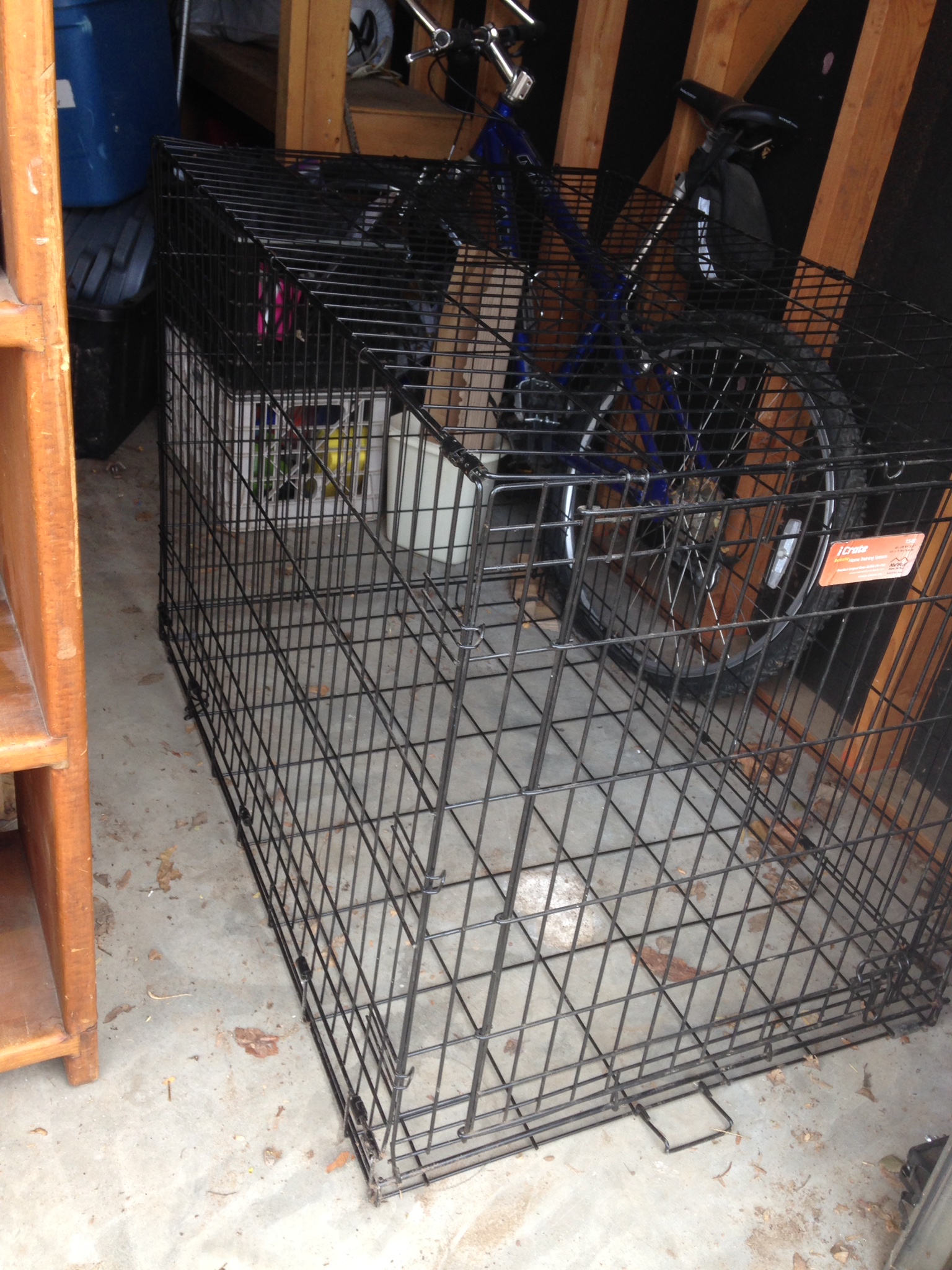My dog kennel brooder