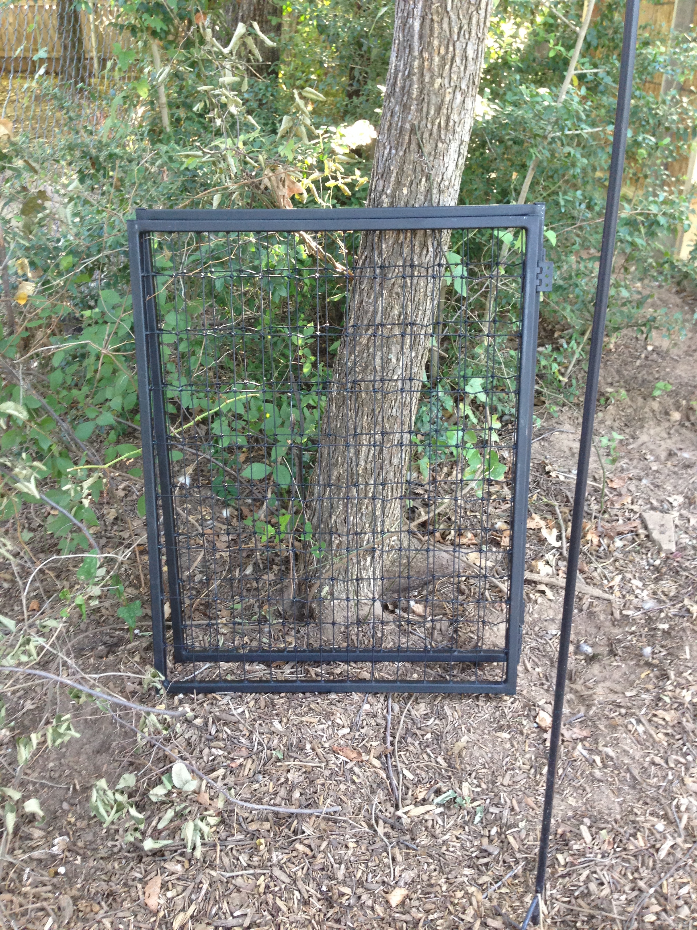 My father in law had a welder create a custom Dutch Door for the house. 7/17/15