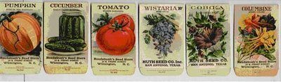 My favorite picture of vintage seed packets from 1918