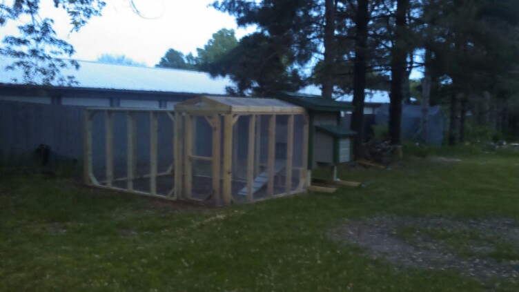 my finished coop and run
