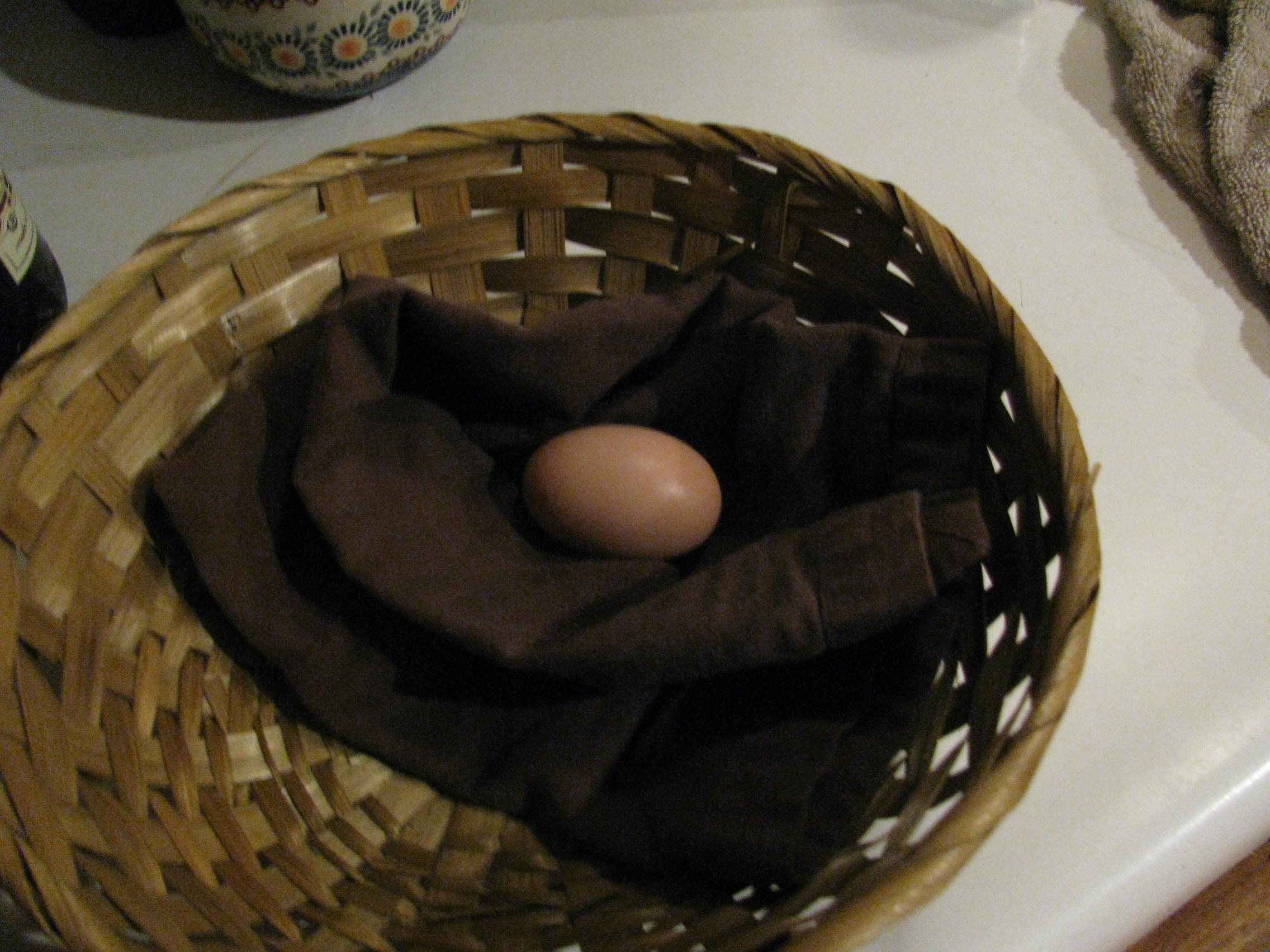 My first egg!