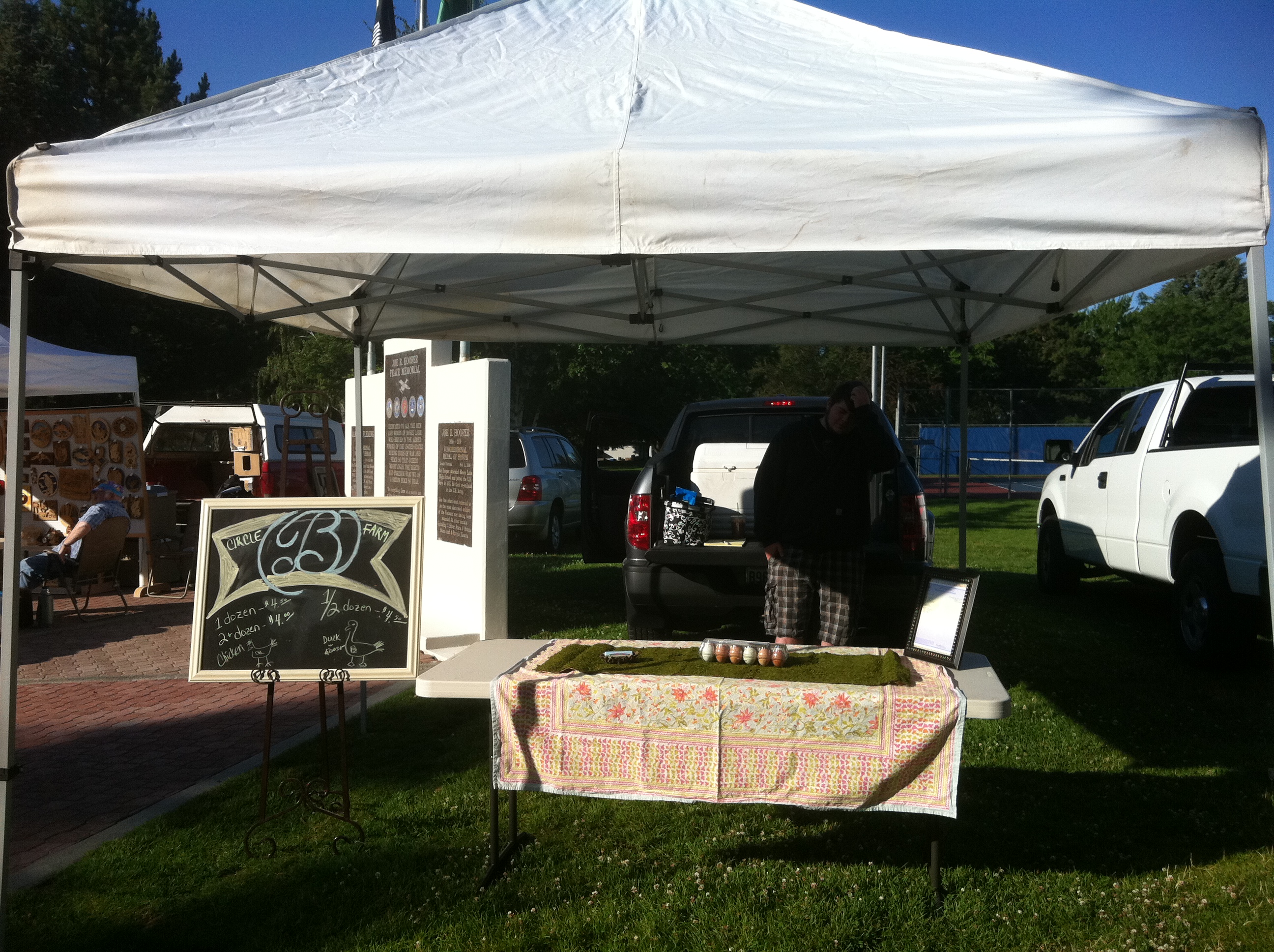 My first farmers market!
