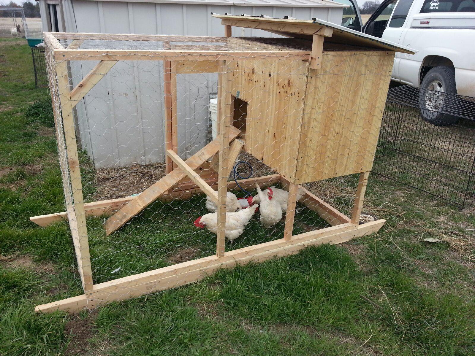 My friends new coop that I built for him and his new hens ! A rewarding sight!