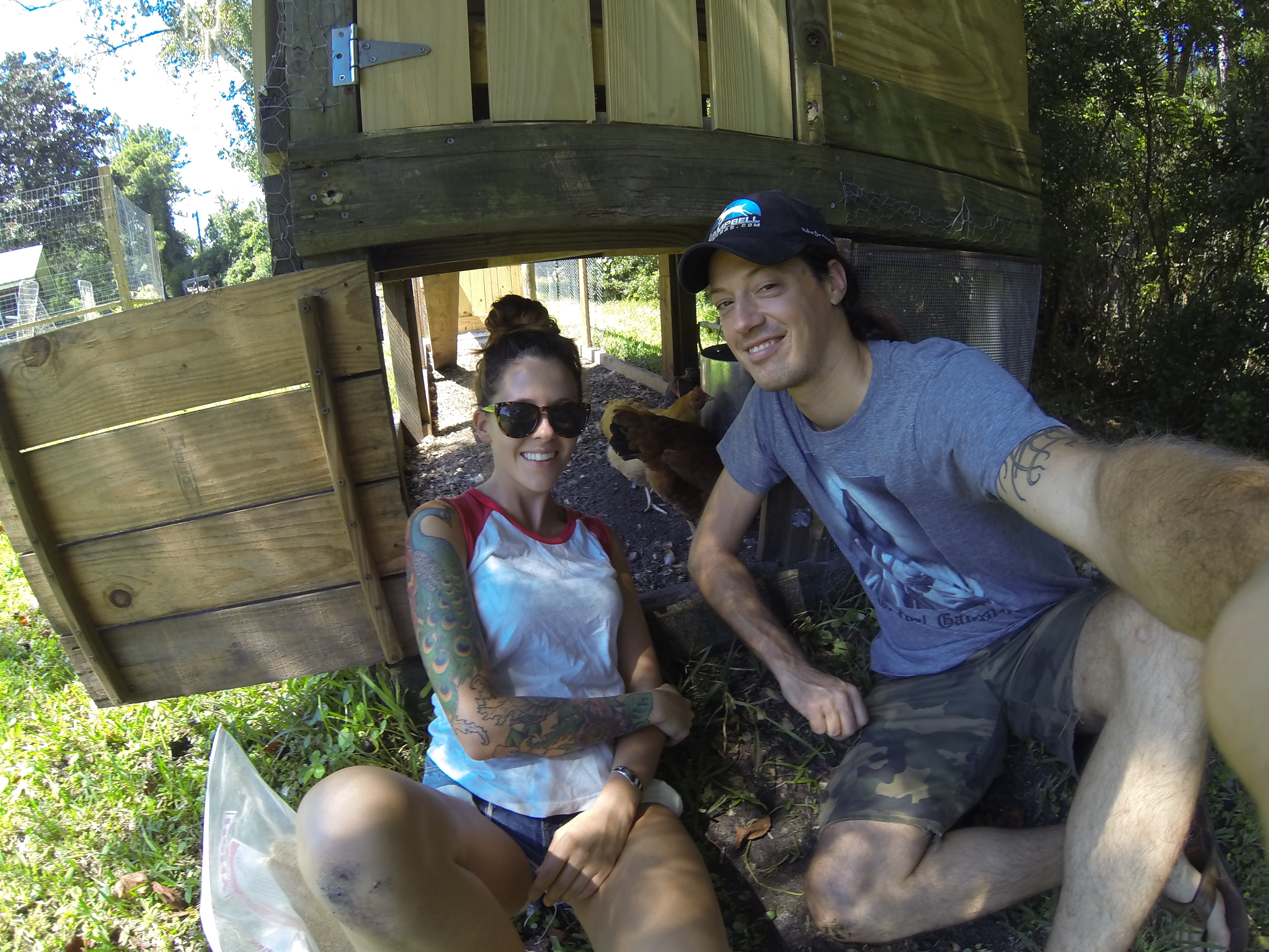 My girlfriend Murphy and I.