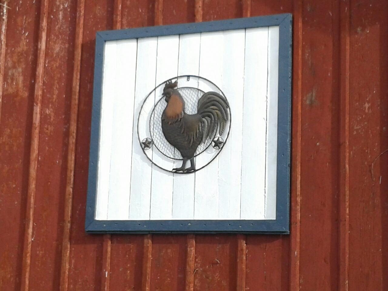 My honey made this for our barn.