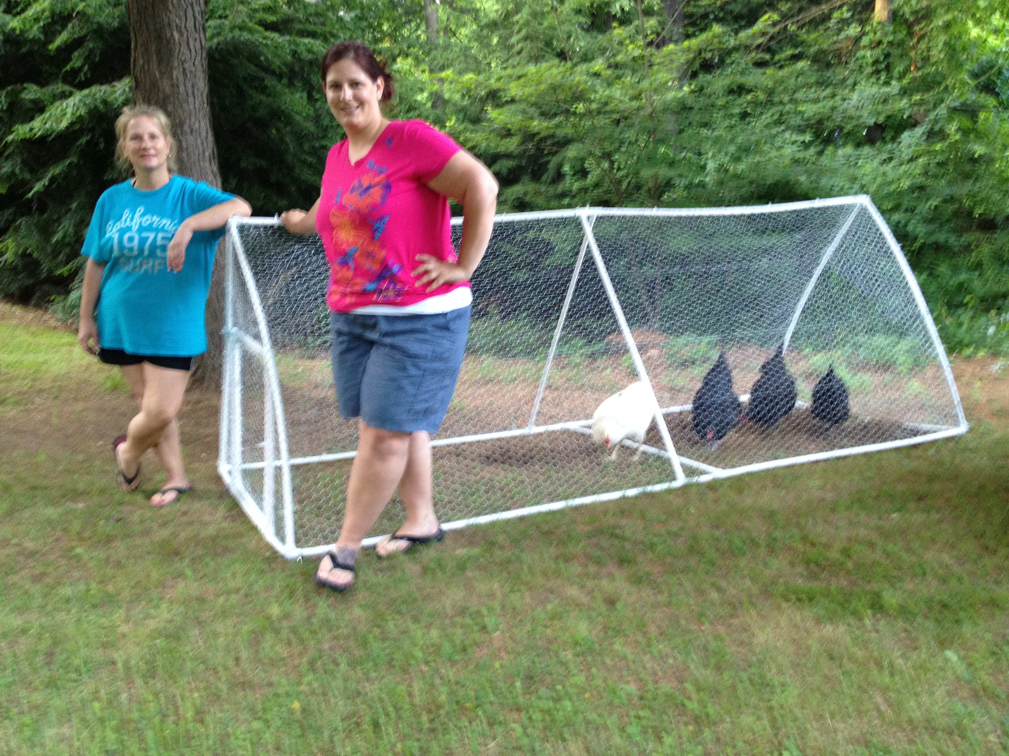 My mom and I with our finished product!