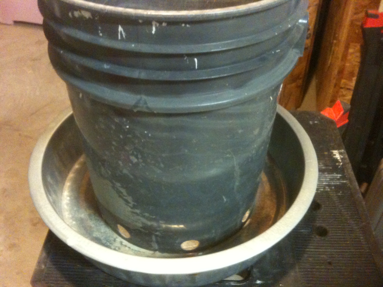 My old bucket feeder