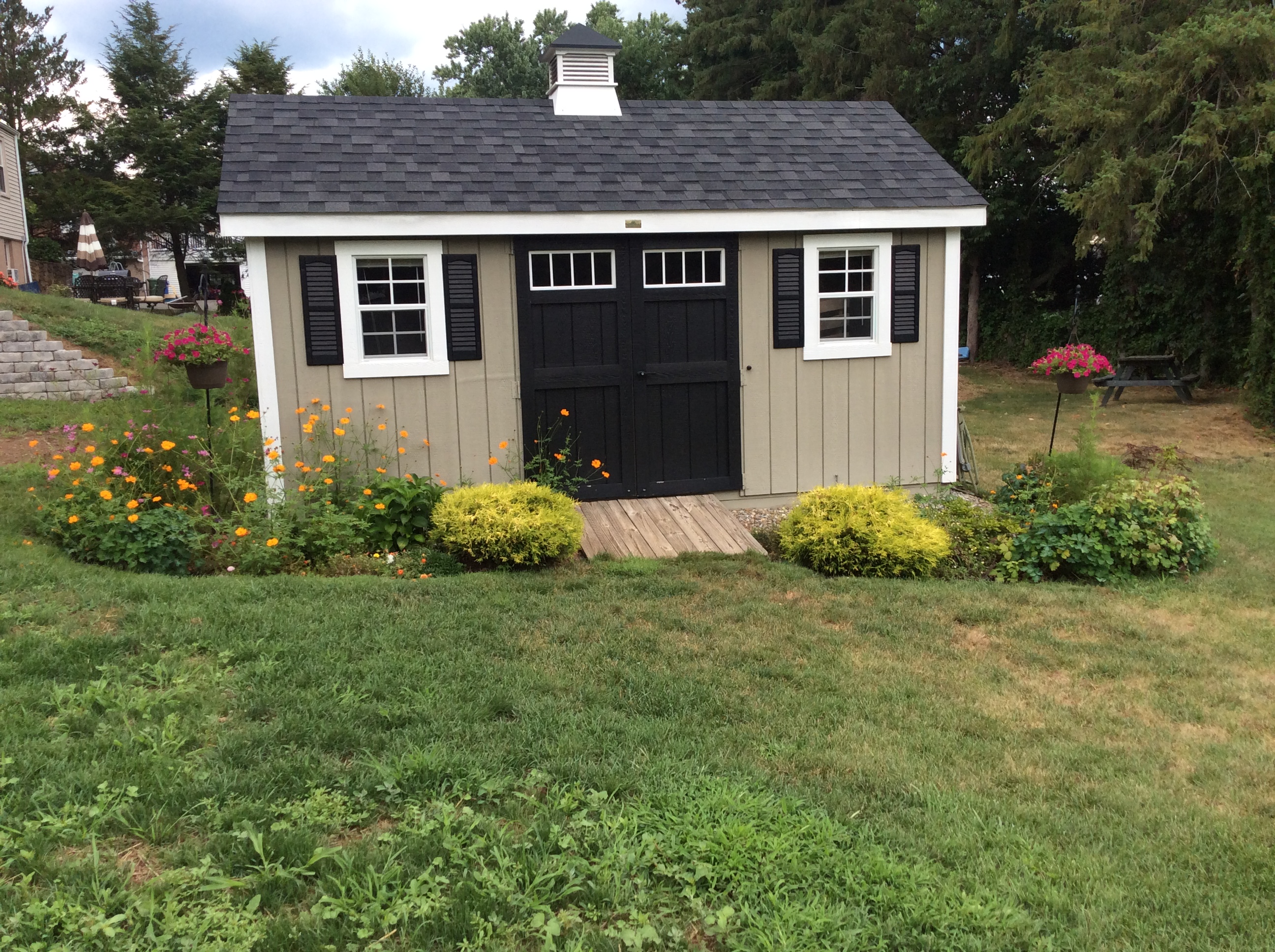 My shed is a spot on match for the coop. It was destined to be LOL