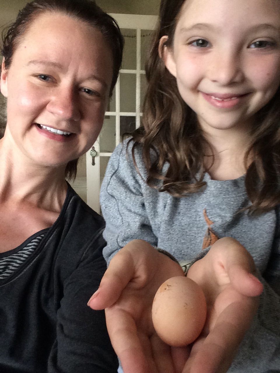My very first egg, found by me and one of my piano students in June of 2013
