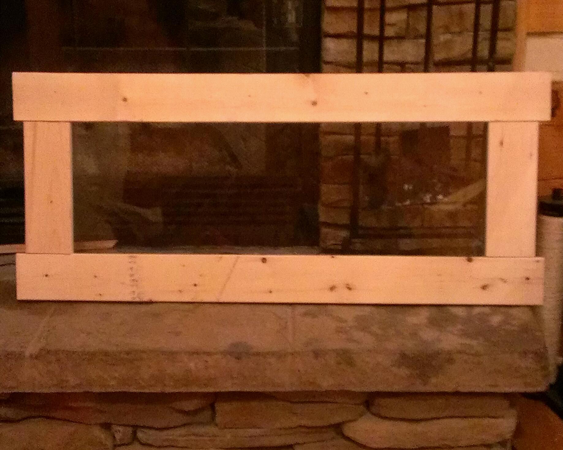 My very first window...I made the others just like it, only smaller. They all have plexy glass instead of real glass.