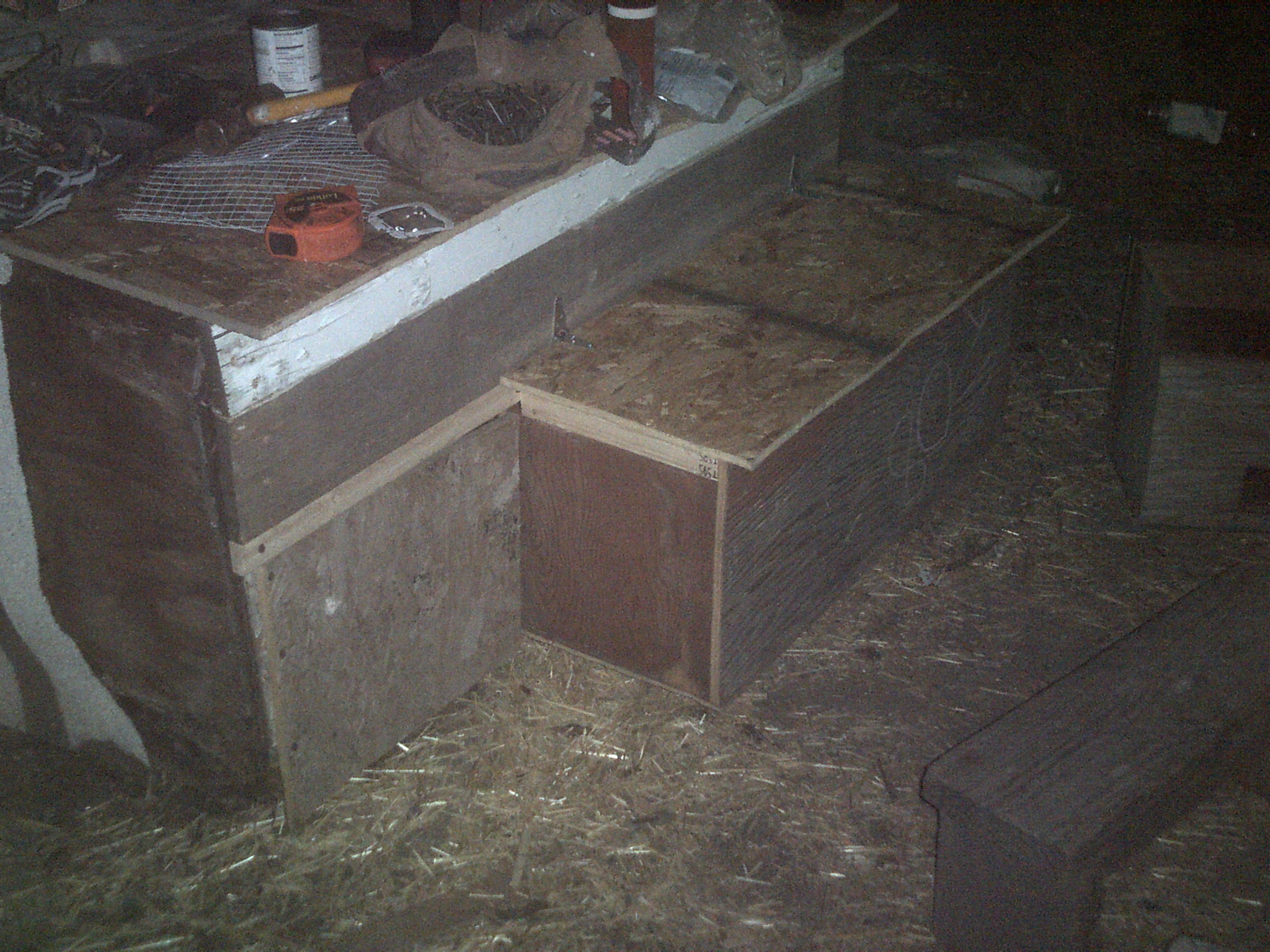Nest box added to my anaconda duck coop finally...