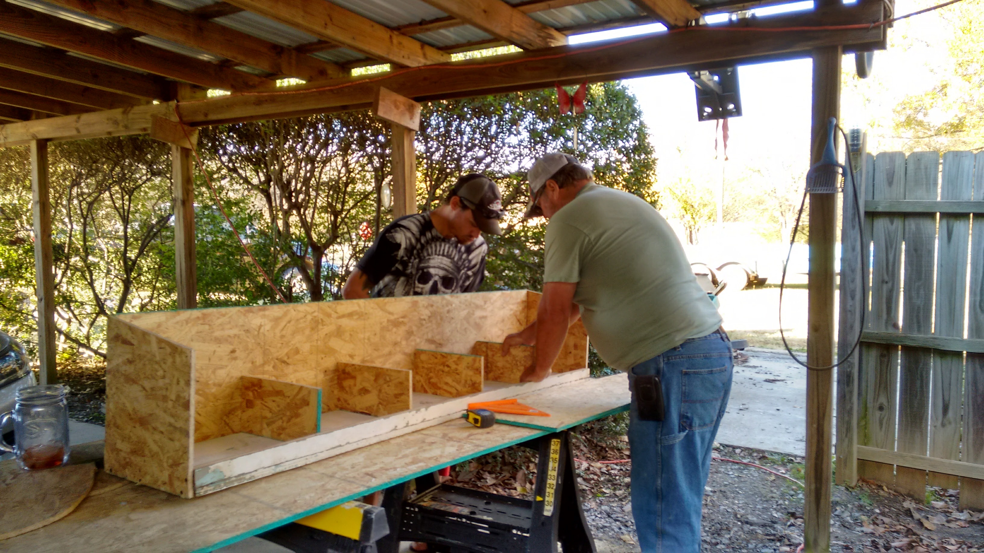 Nest boxes almost ready to go in.