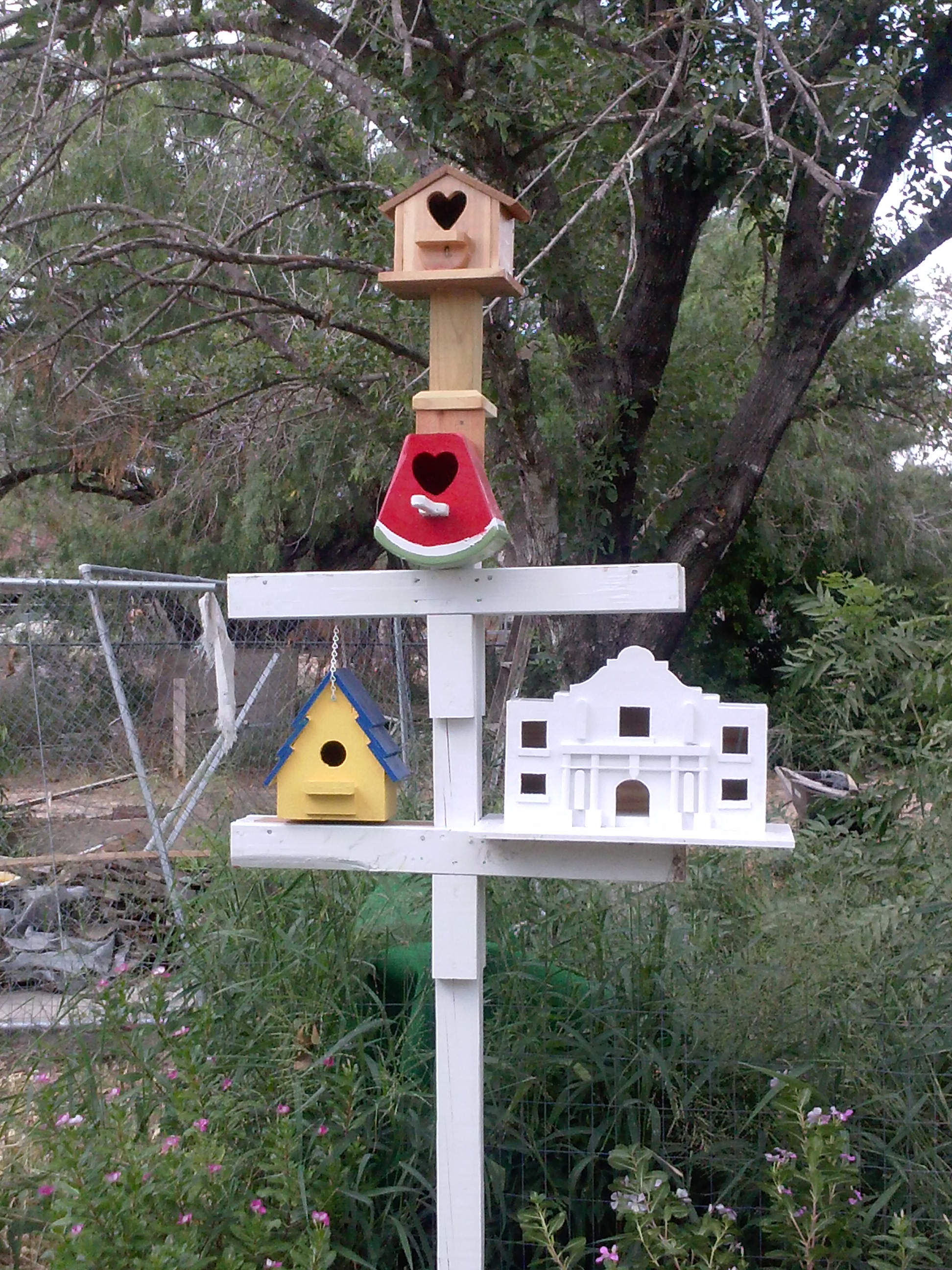Nesting boxes and birdhouses are what I do as a hobby.