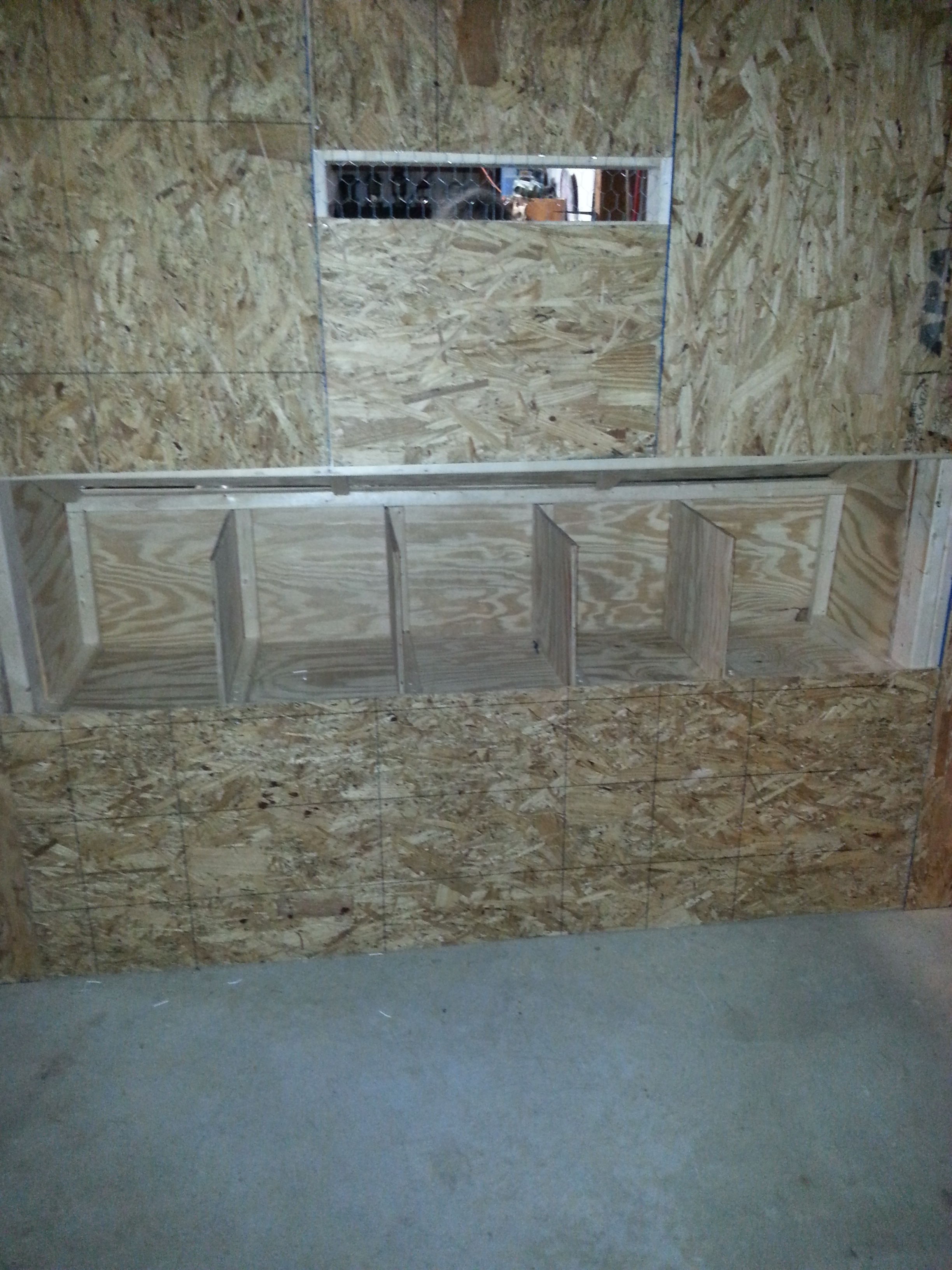 Nesting boxes from Inside