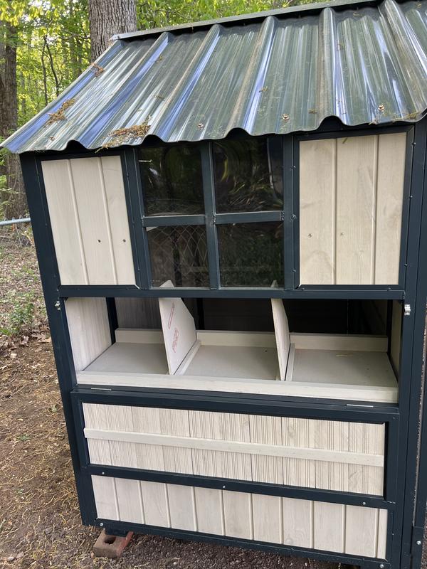 Nesting boxes from outside