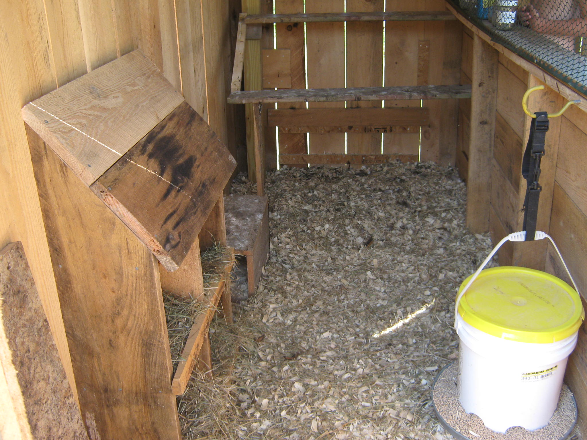 nesting boxes on the left