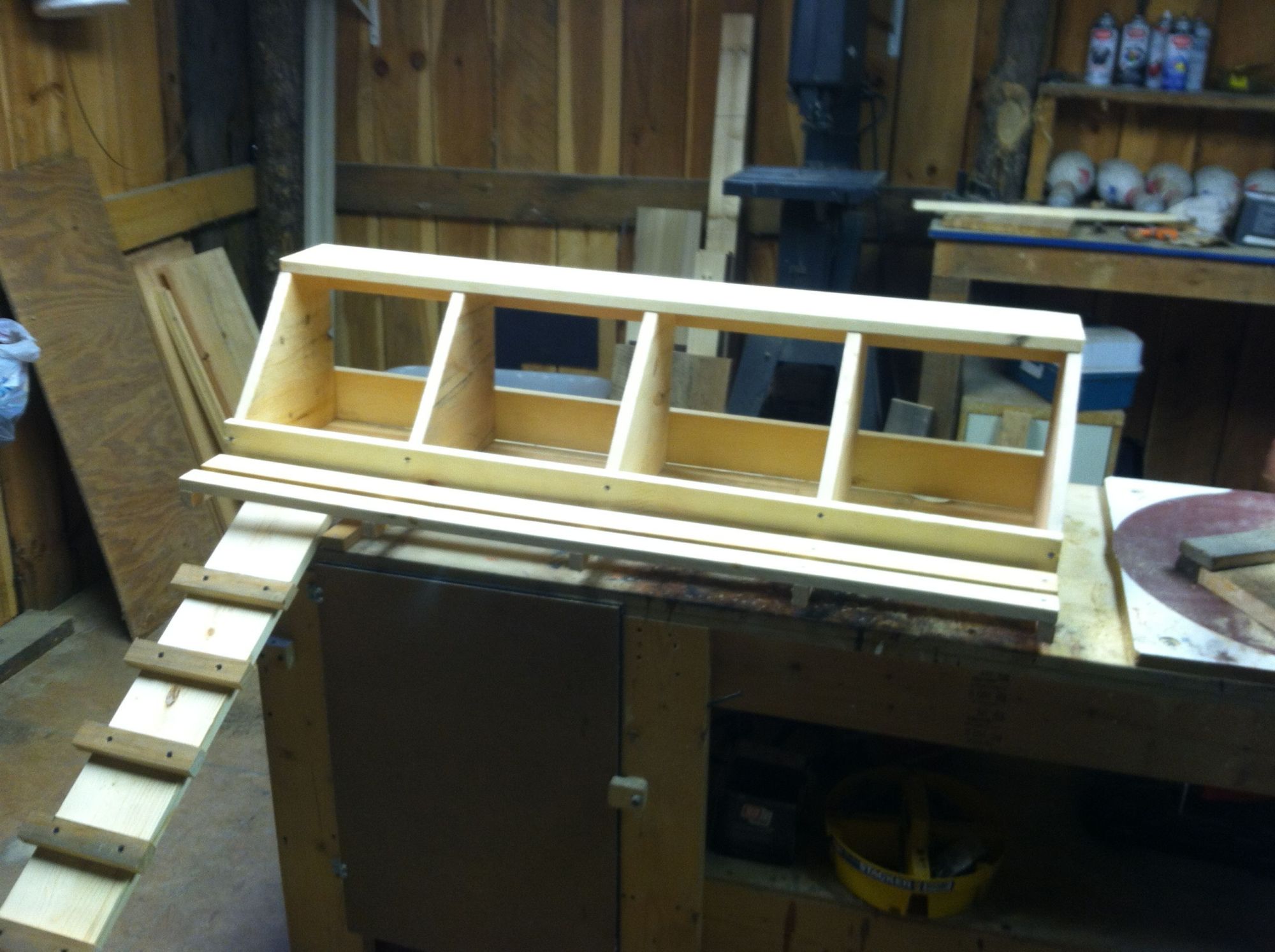 Nesting boxes.