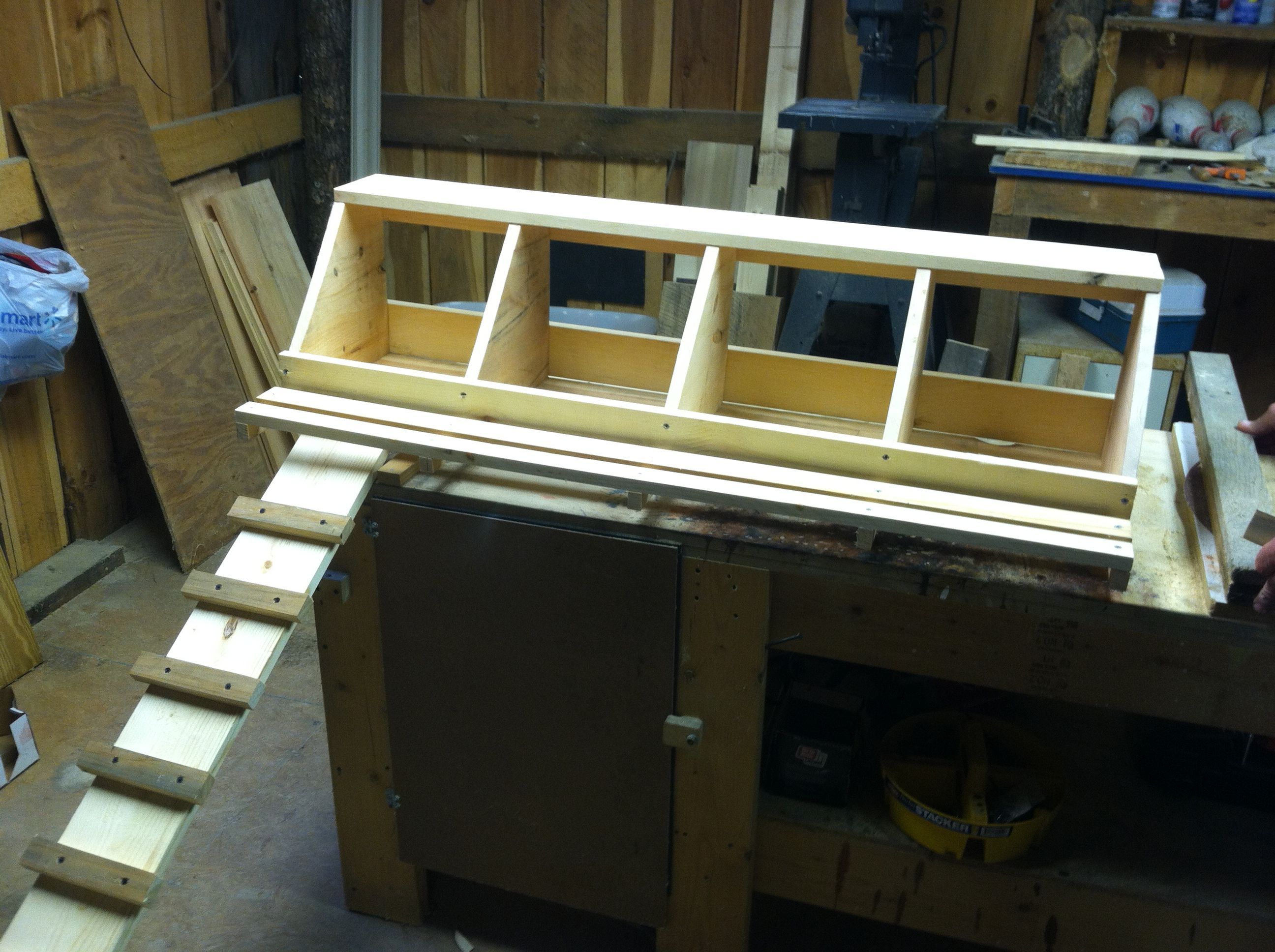 Nesting boxes.