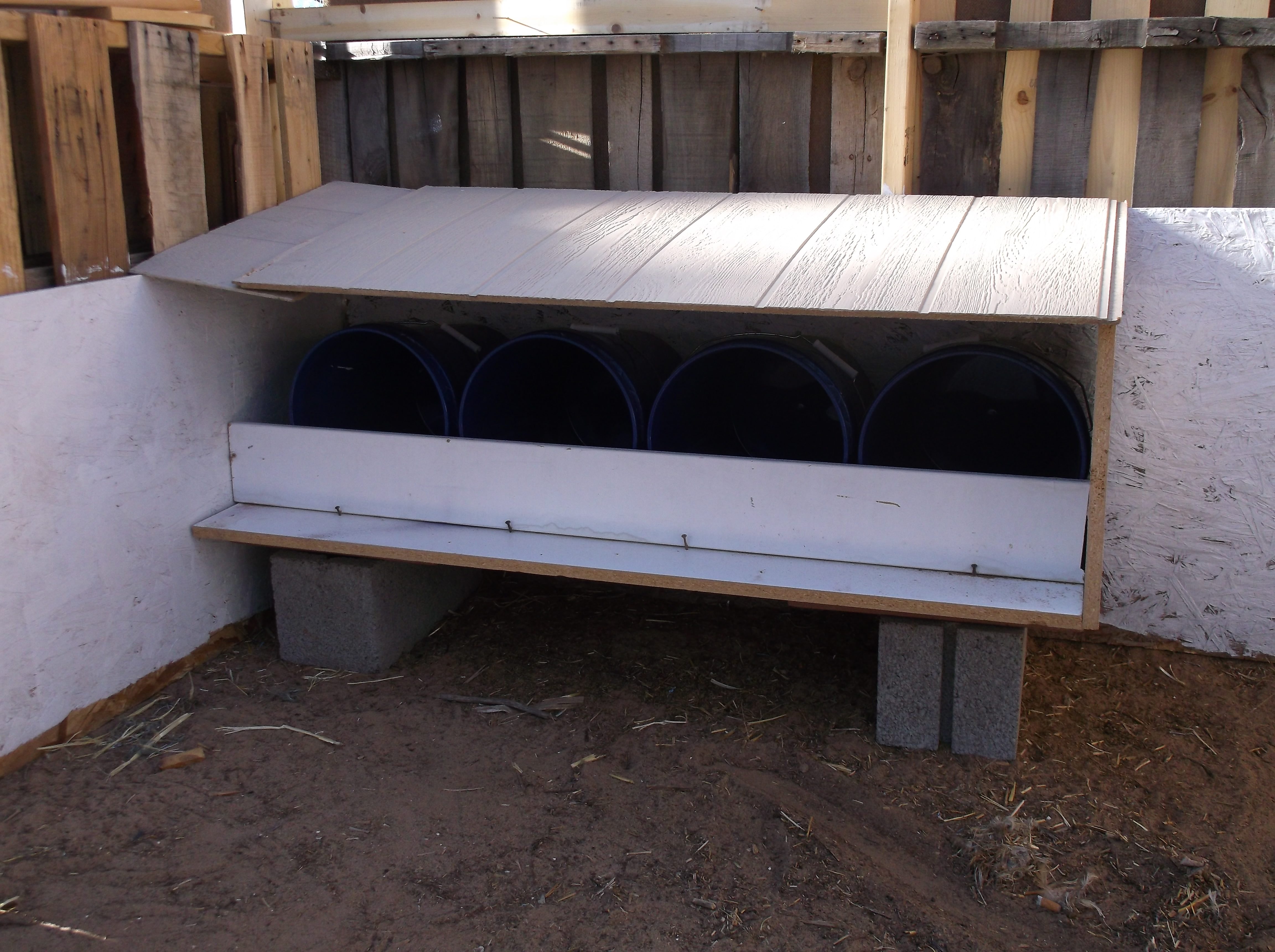 nesting boxes.