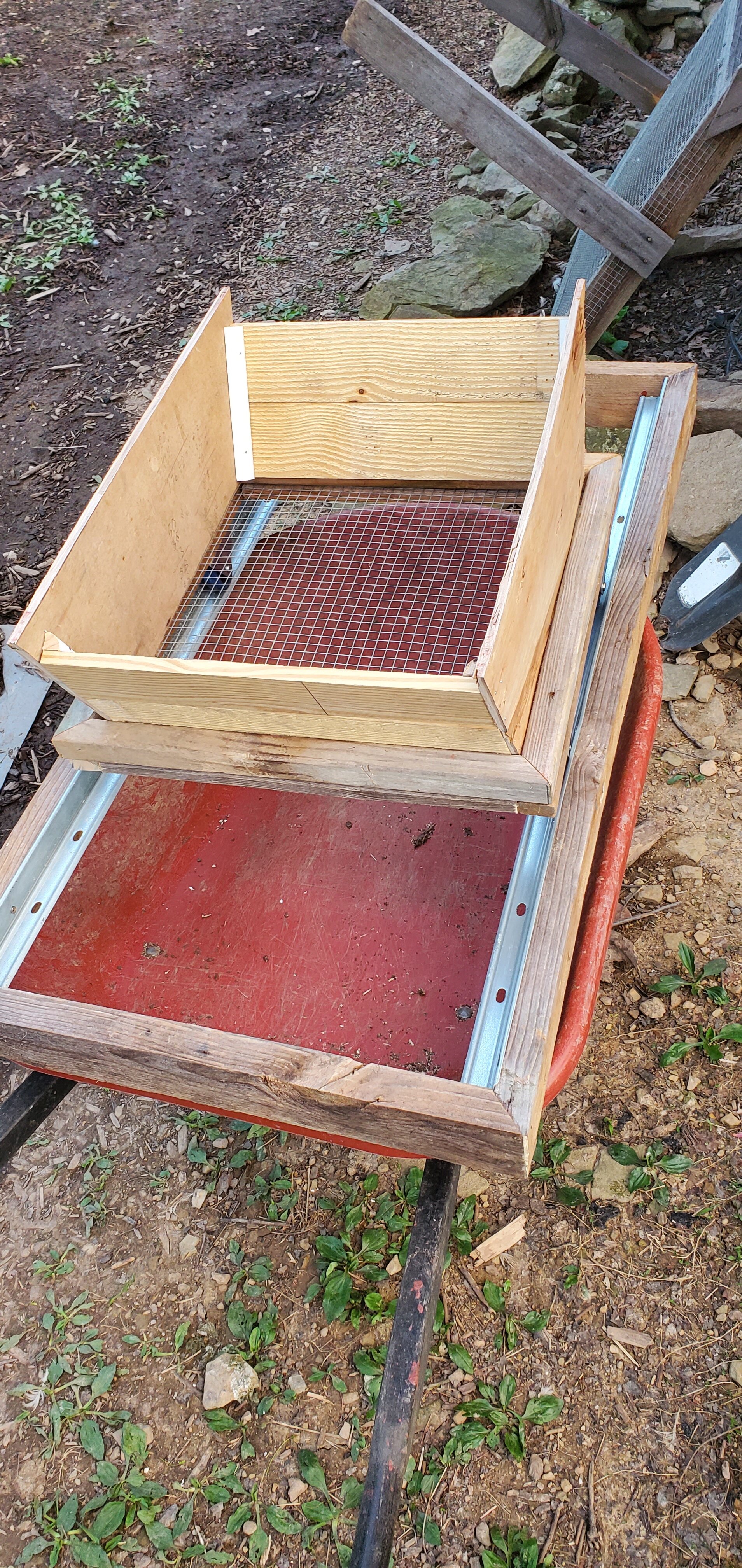 New Compost Sifter with chute