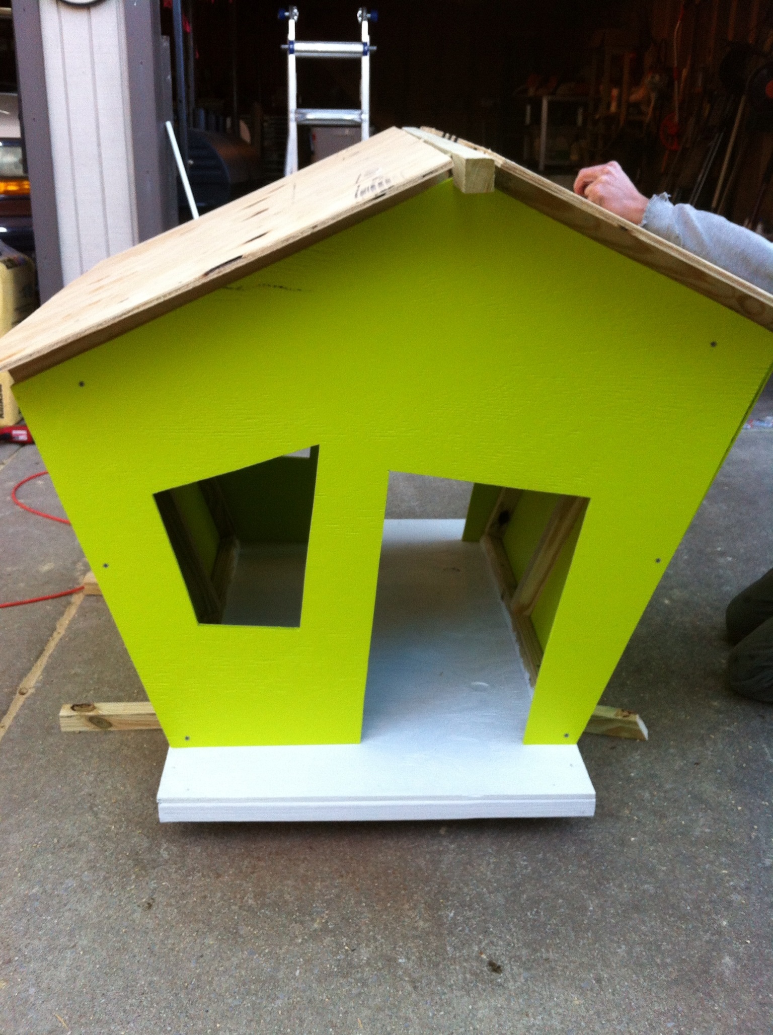 New coop being built