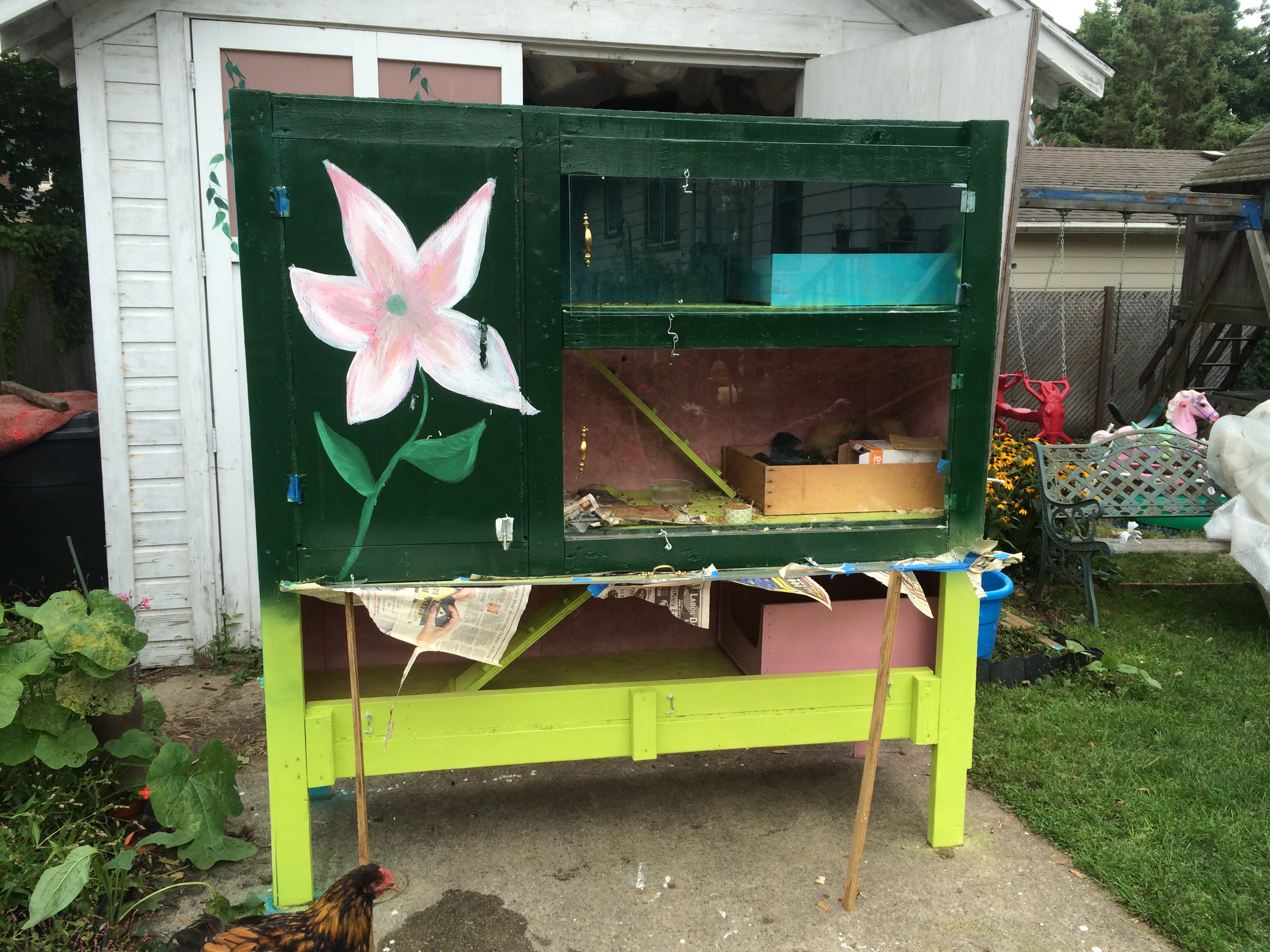 New coop being worked on