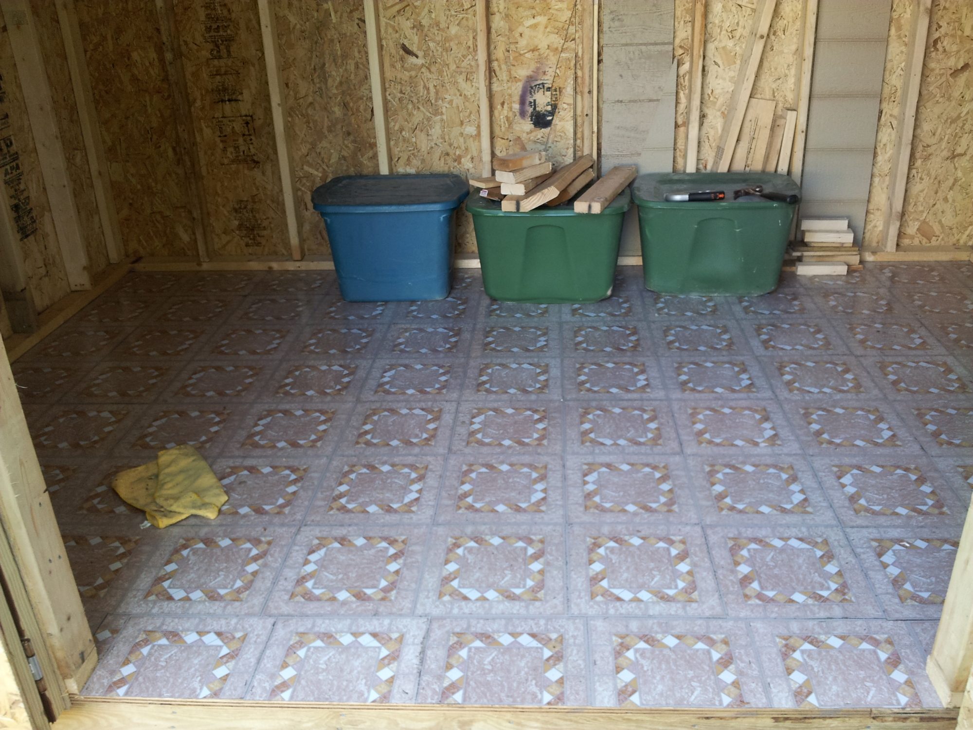 New floor down
