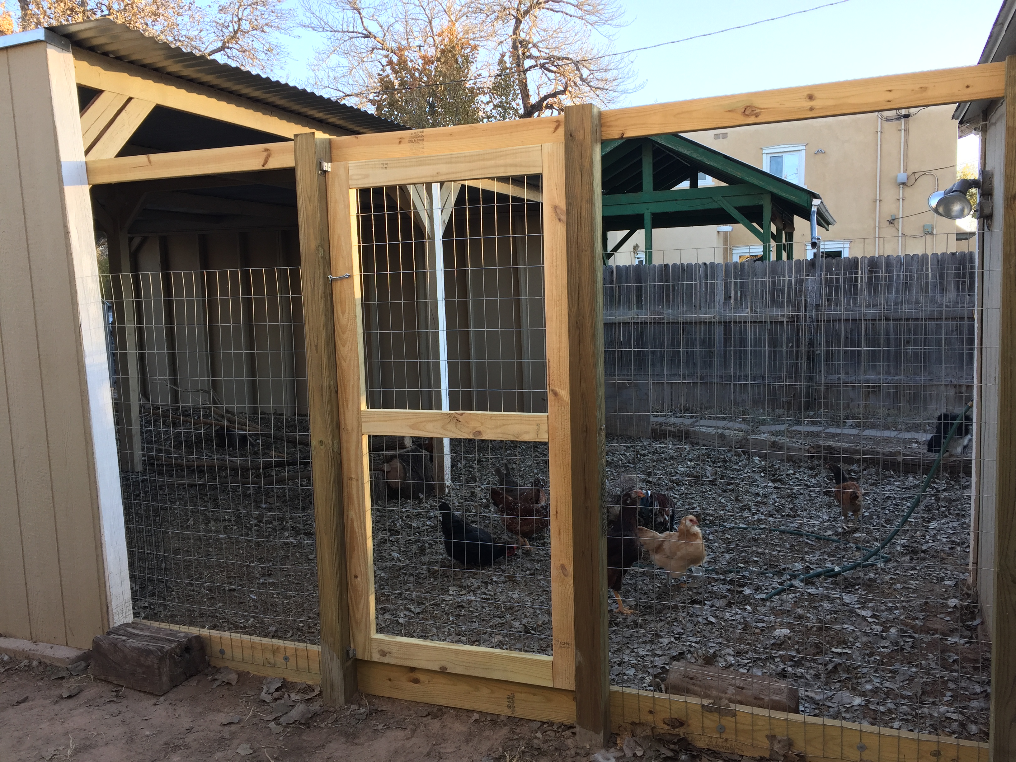 New gate from outside the run