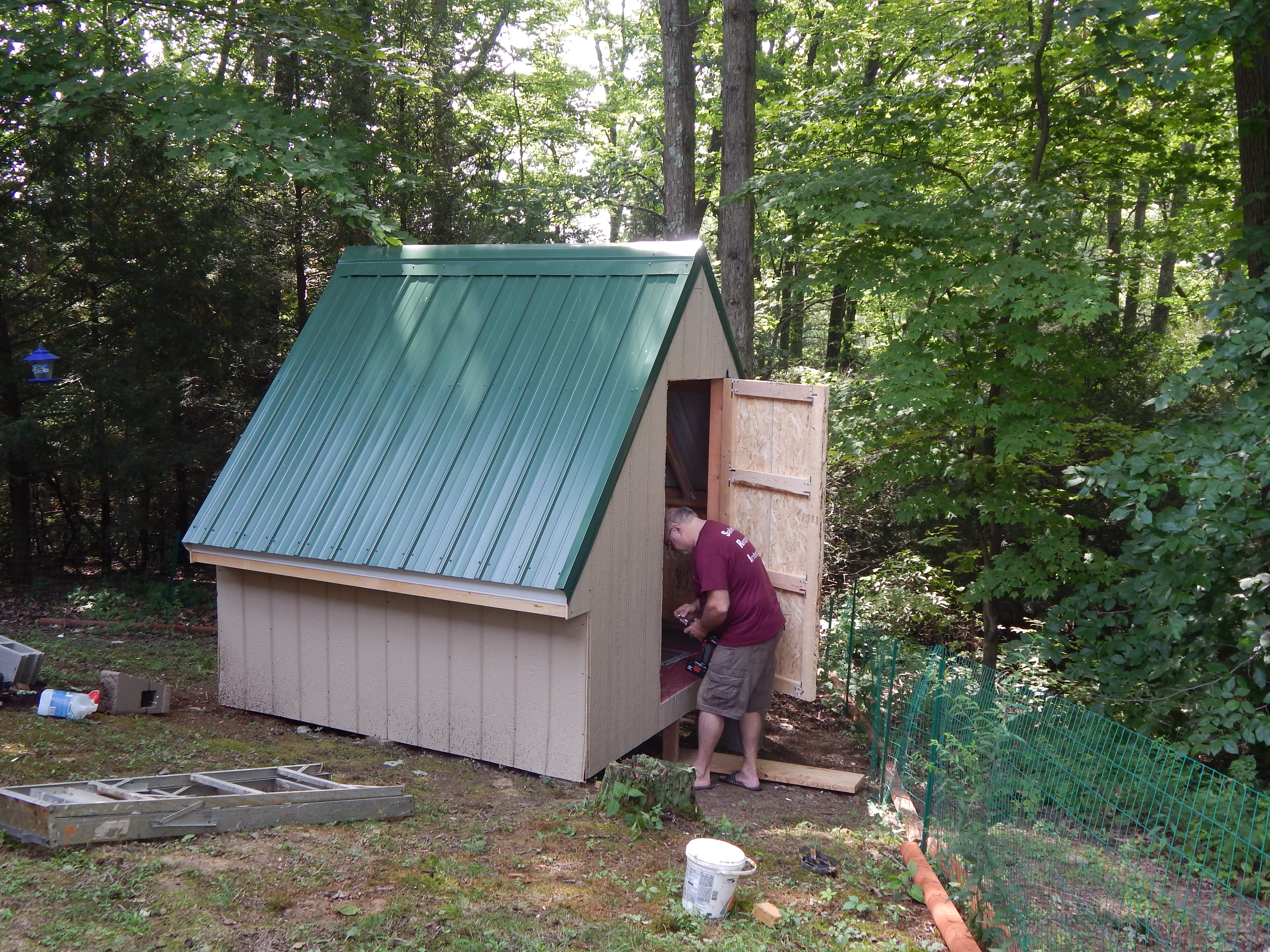 now the windows! That's my man hard at work, he needs a break so we are not going to working on this all weekend. If you are following my adventure please check back soon for updates!
