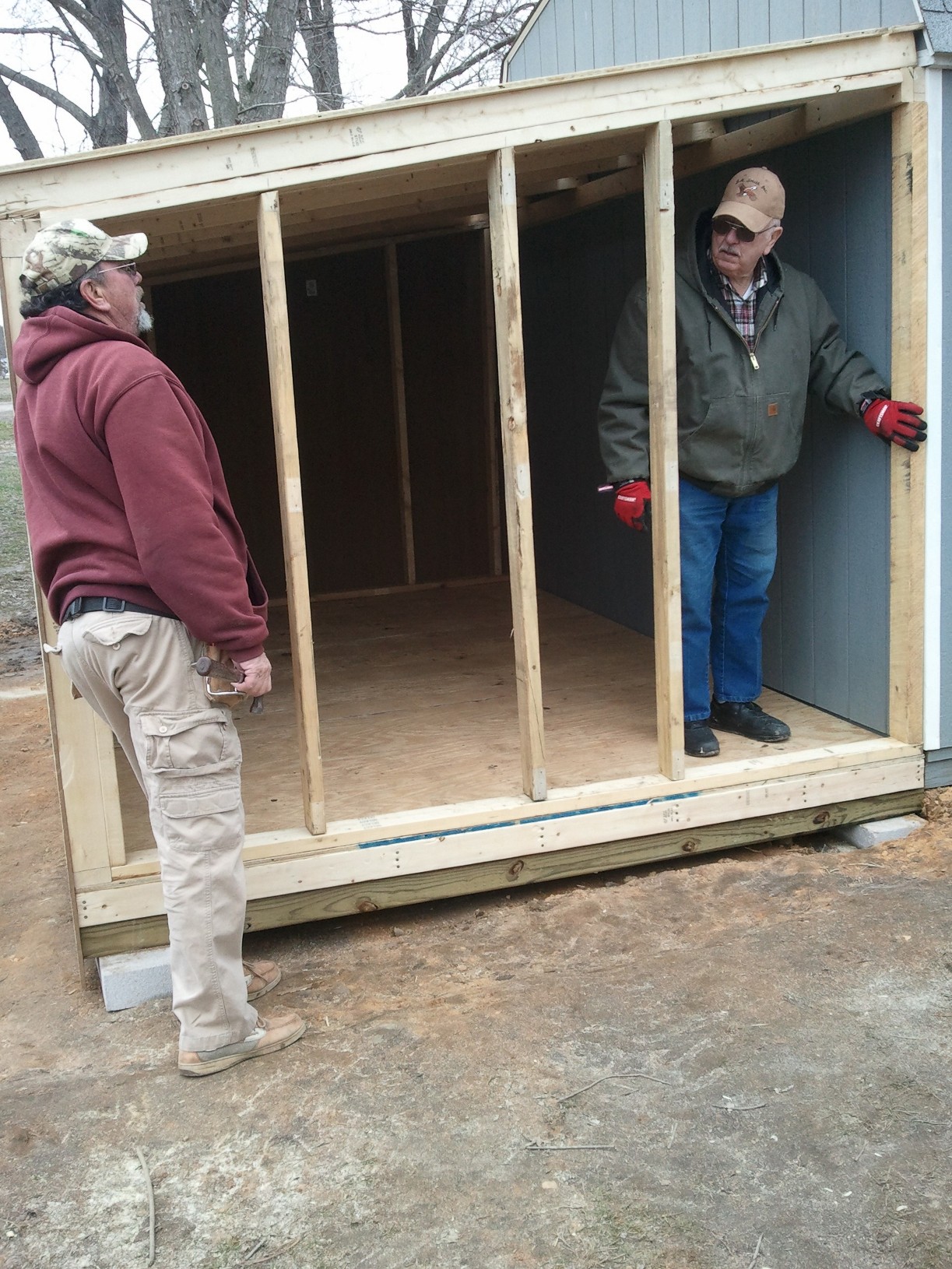 Now we have walls.