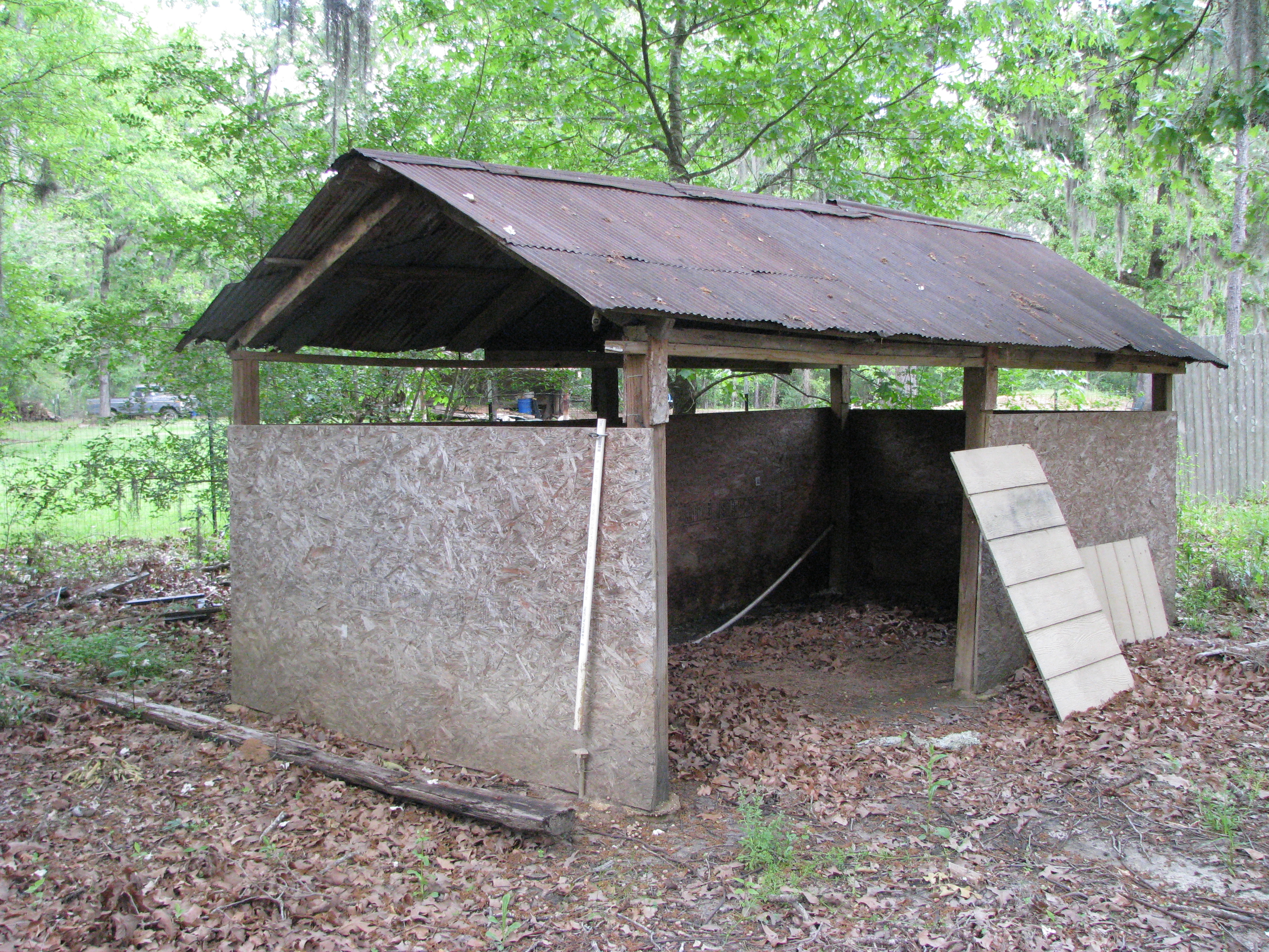 Old pig pen.