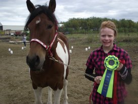 One of my former students and my horse at a local show/playday they took all around!