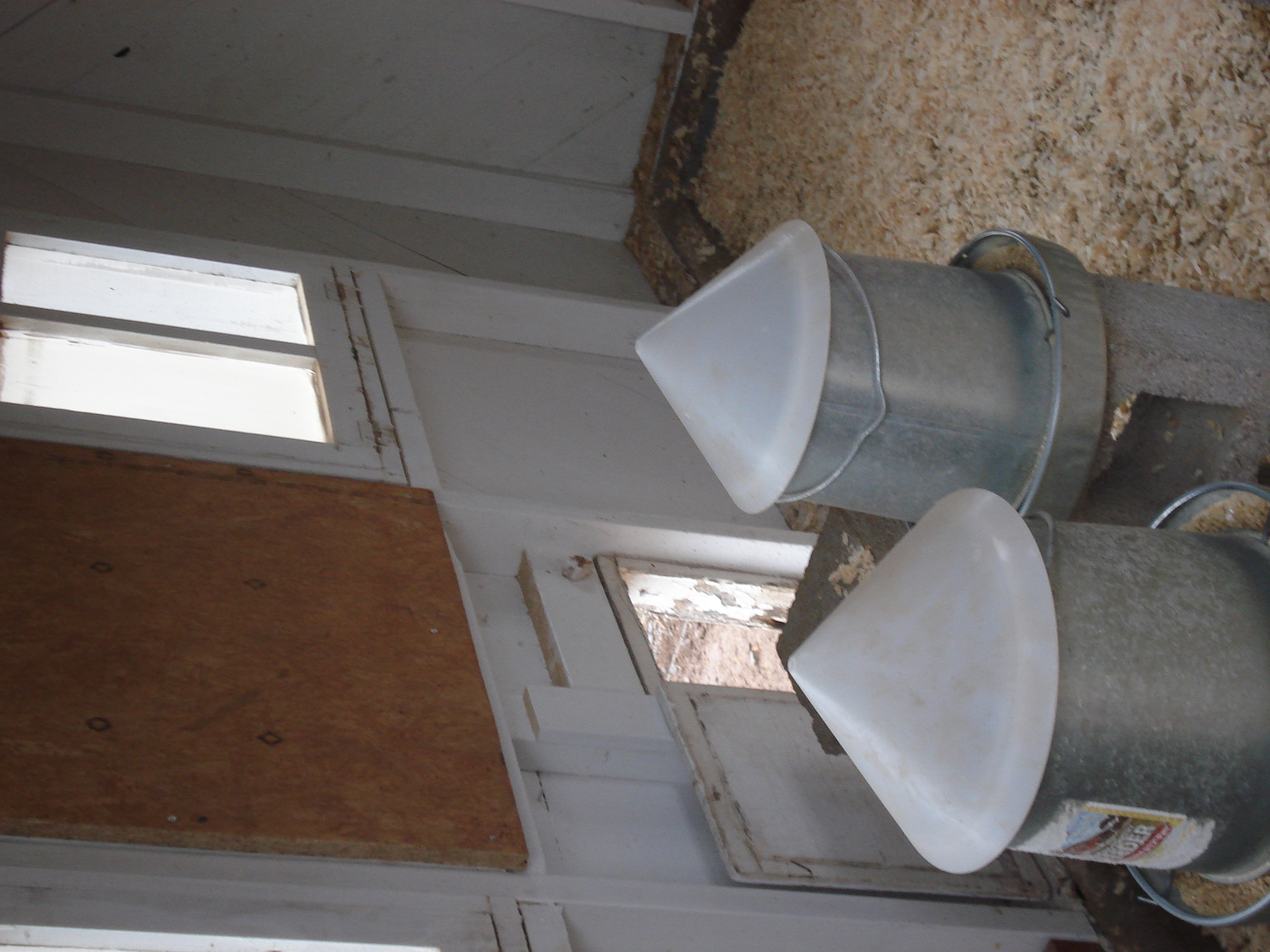 One of the windows busted out when Hurricane Sandy blew through Maryland. We also discovered we need to coat the tin roof as we got several leaks from that storm.

We're going to replace all of the glass windows with plexi glass this spring.